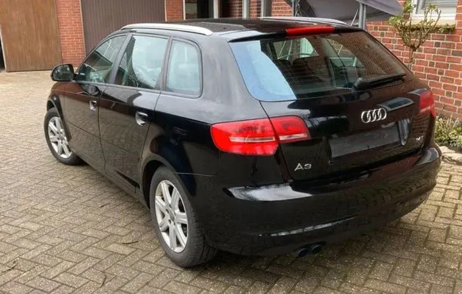 Brugt Audi A3 Ambiente 125 HK (91 kW) 2009 Sort Hatchback