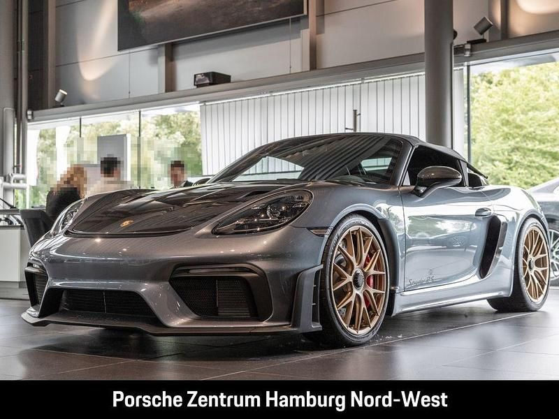 Vanadiumgraumetallic Neu 2025 Porsche 718 Spyder Cabrio | 203.203 € - Bild 1/4