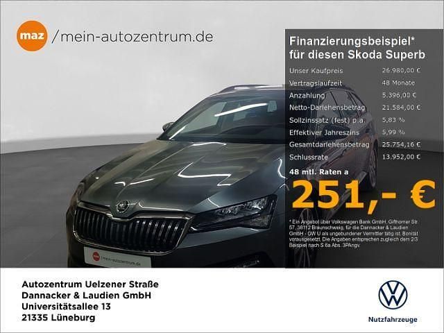 Gebraucht Skoda Superb Ambition 200 PS (147 kW) 2022 Graphitegrau Kombi