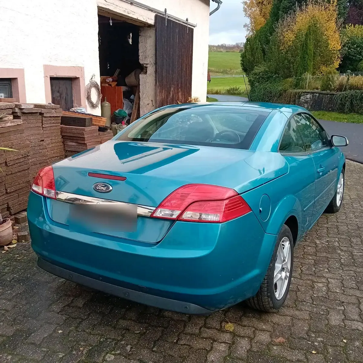 Gebraucht Ford Focus Cabriolet 101 PS (74 kW) 2007 Blau Cabrio