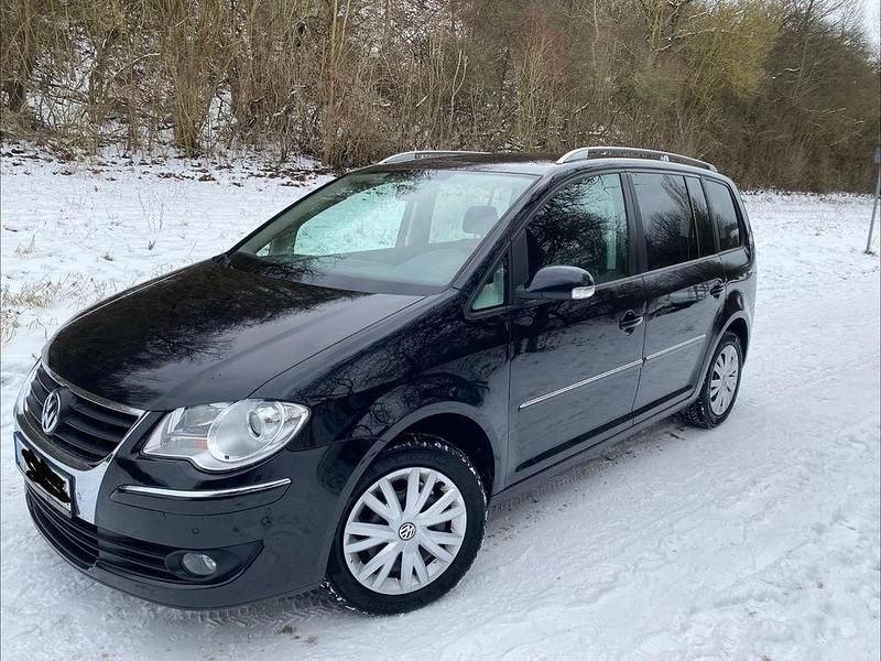 Gebraucht VW Touran Highline 170 PS (125 kW) 2009 Schwarz Van / Kleinbus