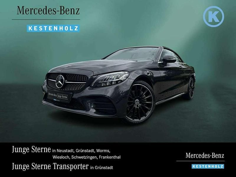 Grau Gebraucht 2021 Mercedes C400 AMG Cabrio | 41.690 € (Teuer) - Bild 1/4
