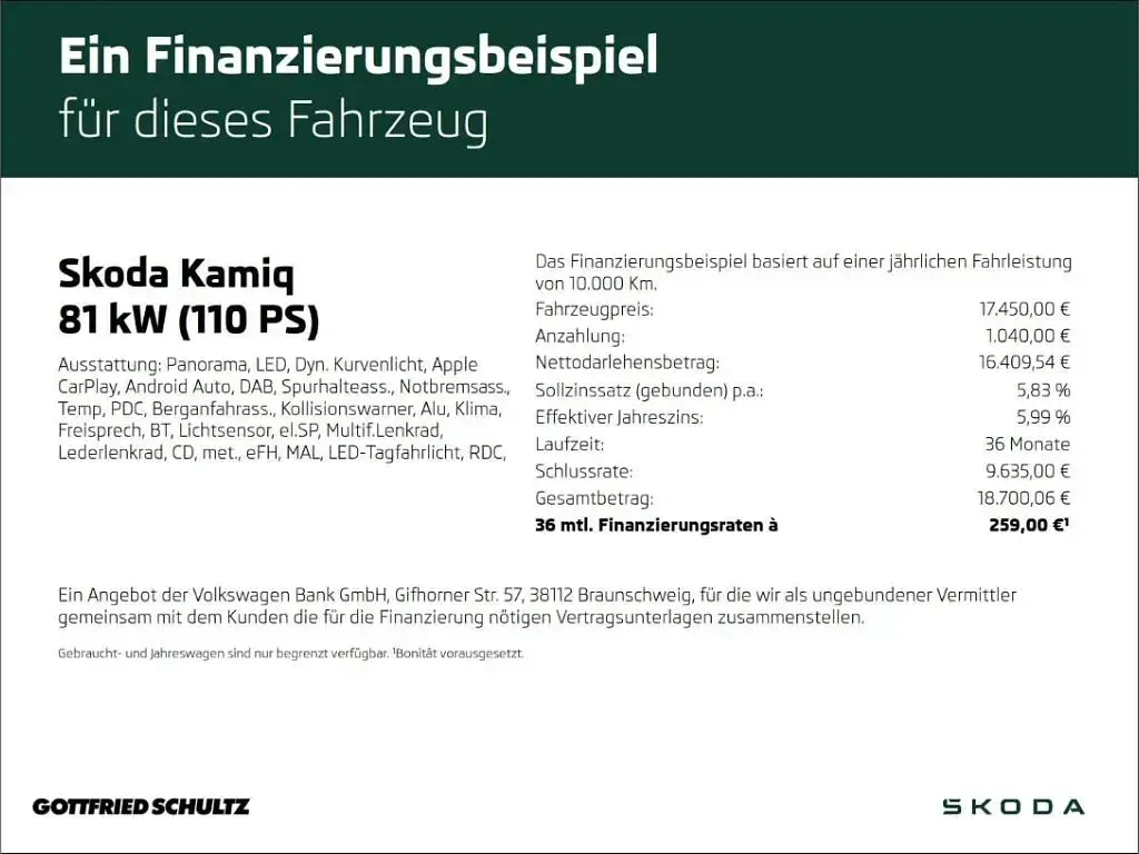 Gebraucht Skoda Kamiq Ambition 110 PS (80 kW) 2022 Grau SUV
