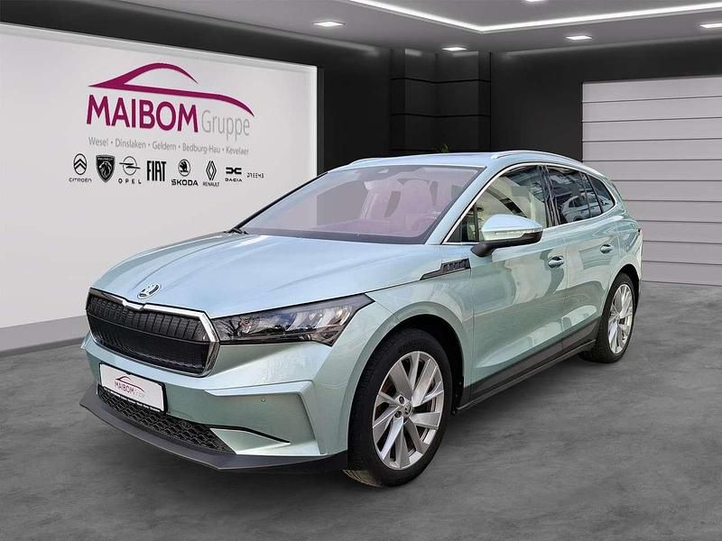 Arctic silber metallic Gebraucht 2021 Skoda Enyaq iV Lodge SUV | 23.900 € (Fairer Preis) - Bild 1/4