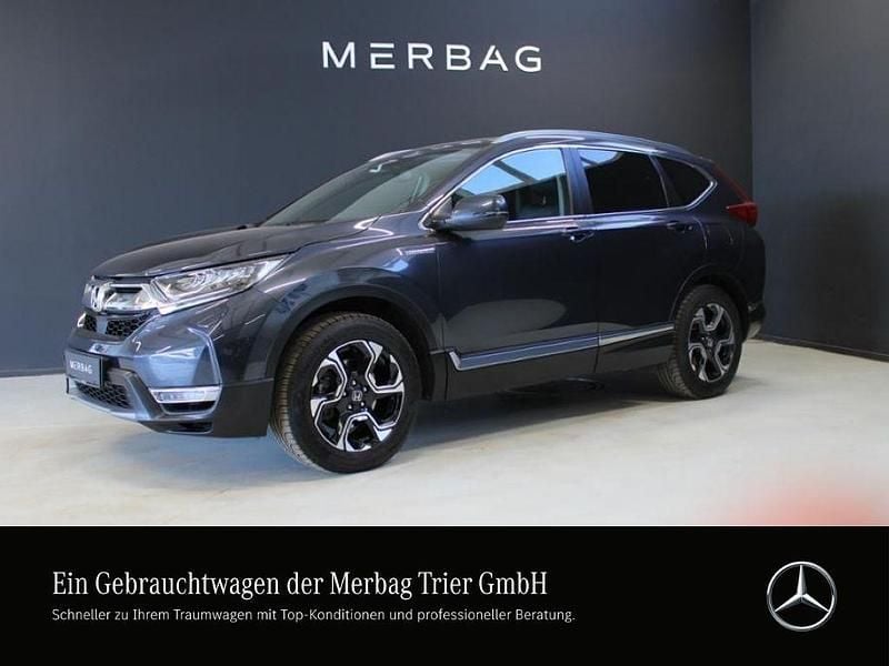 Blau cosmic blue m. Gebraucht 2020 Honda CR-V Hybrid SUV | 23.760 € (Guter Preis) - Bild 1/4
