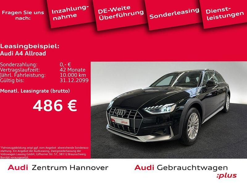 A2 brillantschwarz Gebraucht 2021 Audi A4 Allroad Ambiente Kombi | 30.450 € (Fairer Preis) - Bild 1/4