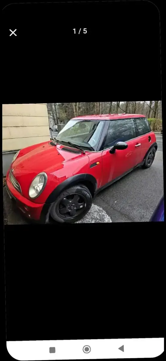 Brugt Mini Cooper 90 HK (66 kW) 2005 Rød Hatchback