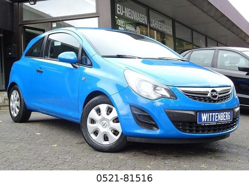 Blau Gebraucht 2013 Opel Corsa Edition Kleinwagen | 5.550 € - Bild 1/4