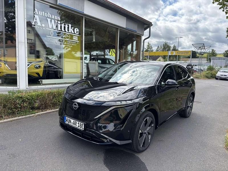 Black pearlmetallic Gebraucht 2022 Nissan Ariya Evolve SUV | 39.000 € (Fairer Preis) - Bild 1/4