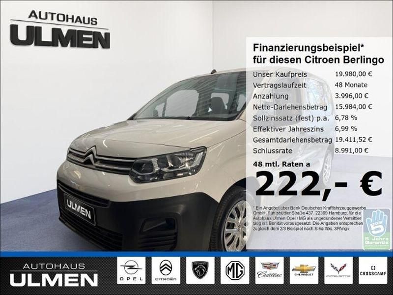 Weiss Gebraucht 2023 Citroën e-Berlingo Live Van / Kleinbus | 19.980 € (Fairer Preis) - Bild 1/4