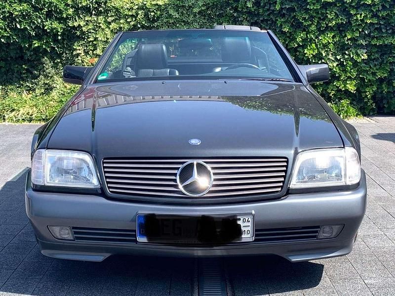 Gebraucht Mercedes SL280 193 PS (141 kW) 1995 Blauschwarz metallic Cabrio