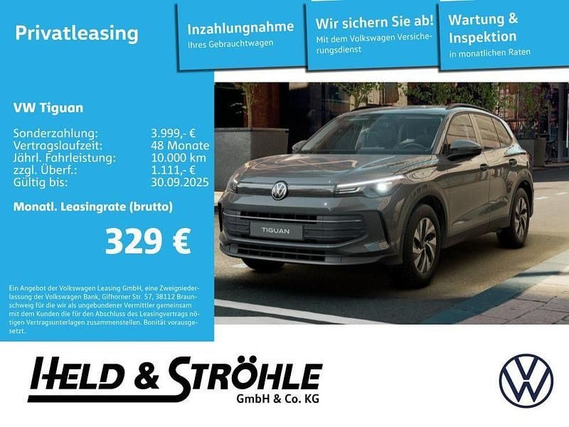 Uranograu Neu 2025 VW Tiguan Life SUV | 37.695 € (Superpreis) - Bild 1/4