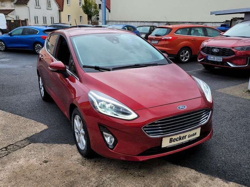 Rubyrot (metallic) Gebraucht 2020 Ford Fiesta Titanium X Kleinwagen | 13.490 € (Guter Preis) - Bild 1/4