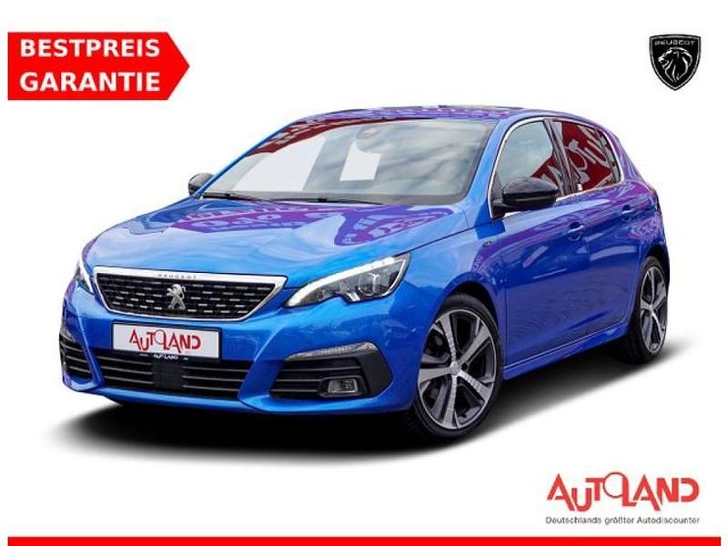 Blau/metallic (metallic) Gebraucht 2021 Peugeot 308 GT Limousine | 17.490 € (Etwas zu teuer) - Bild 1/4