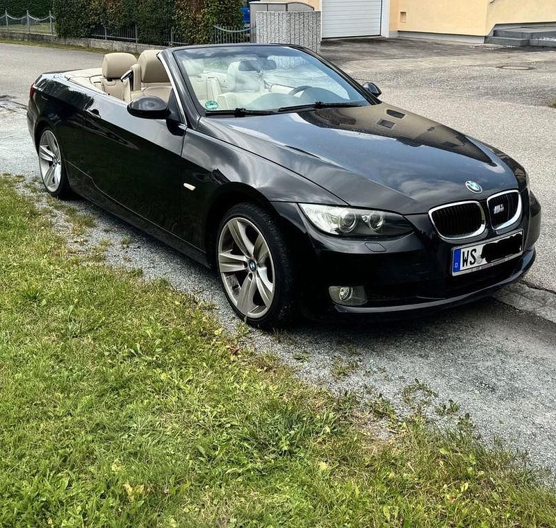 Schwarz Gebraucht 2007 BMW 320 Cabriolet Cabrio | 7.400 € (Guter Preis) - Bild 1/4