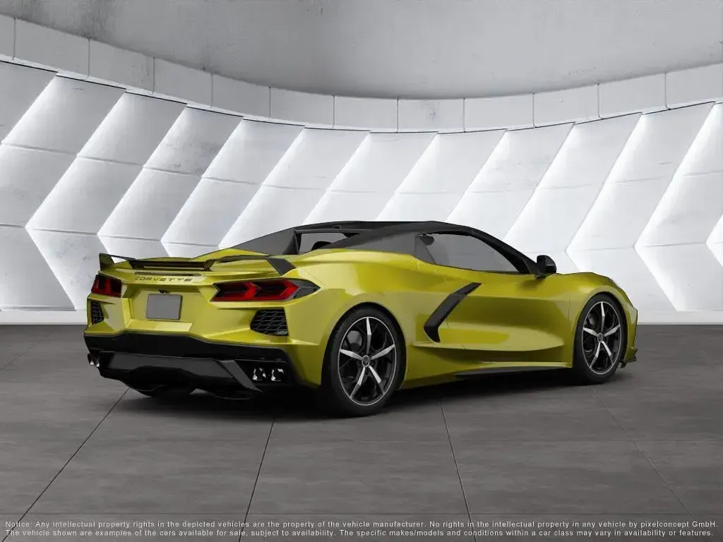 Neu Corvette C8 482 PS (354 kW) 2025 Gelb Coupé