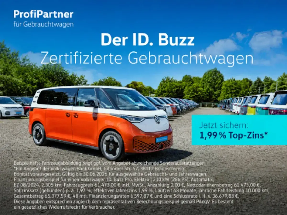 Gebraucht VW ID. Buzz GTX 250 kW (340 PS) 2025 Starlight blue metallic Van / Kleinbus