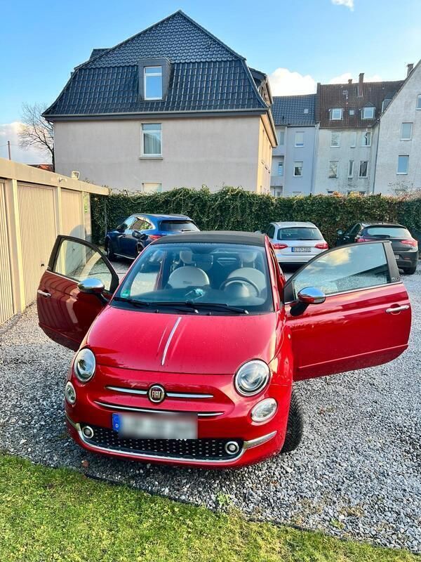 Rot Gebraucht 2022 Fiat 500C Dolcevita Cabrio | 14.900 € (Fairer Preis) - Bild 1/4