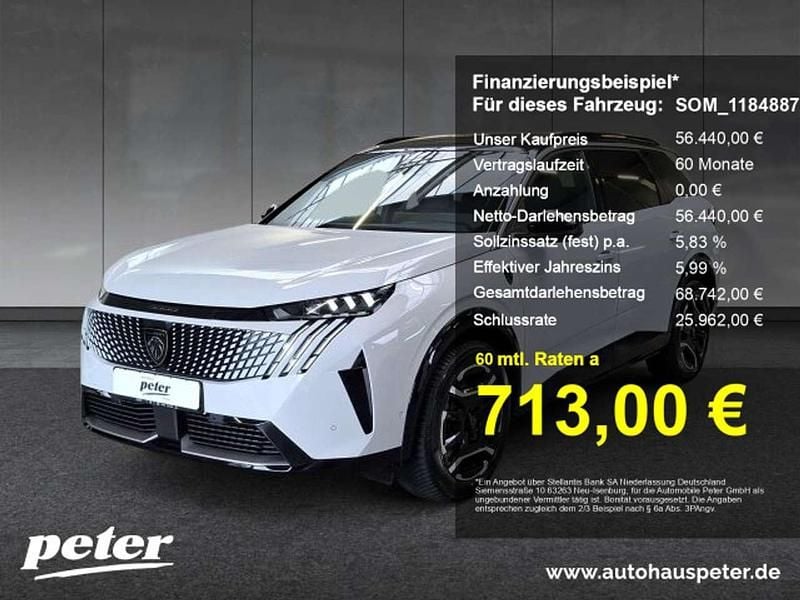 Weiß Gebraucht 2025 Peugeot e-5008 GTi SUV | 56.440 € (Fairer Preis) - Bild 1/4