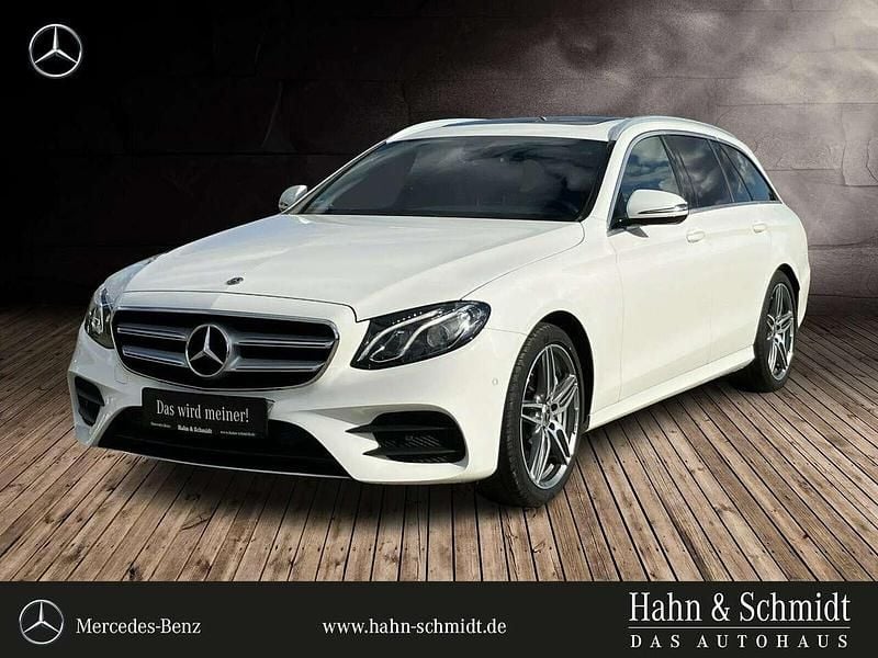 Gebraucht Mercedes E300 AMG 258 PS (189 kW) 2020 Unilack polarweiß Kombi