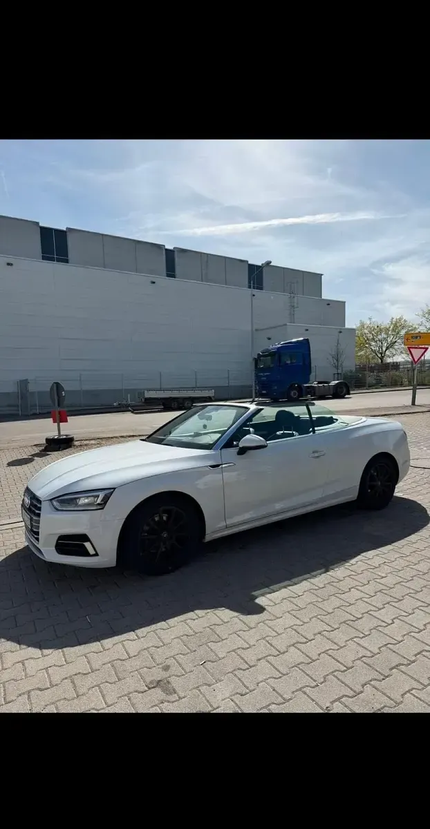 Usata Audi A5 Cabriolet 190 CV (139 kW) 2018 Bianco Cabrio