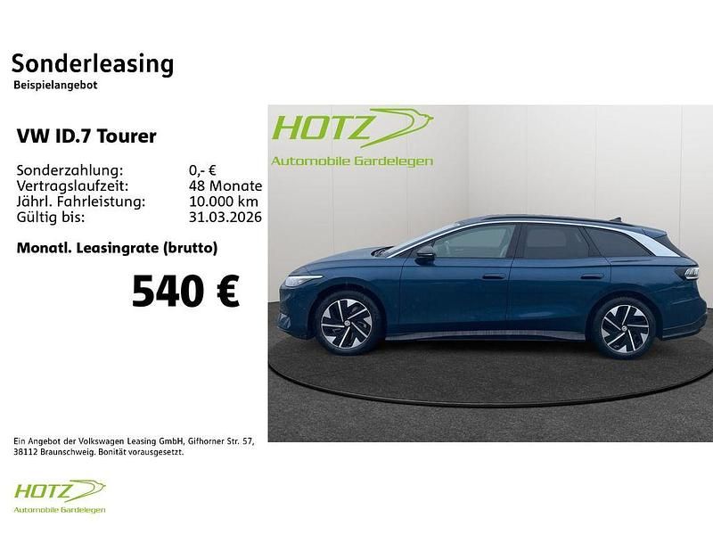 Gebraucht VW ID.7 Pro 210 kW (286 PS) 2025 Aquamarinblau metallic Kombi