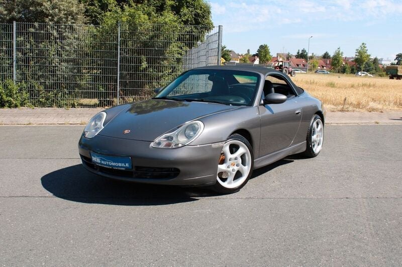 Blau Gebraucht 2001 Porsche 911 Carrera 4 Cabriolet Cabrio | 26.950 € (Guter Preis) - Bild 1/4