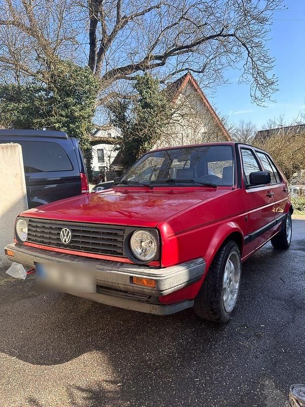 Gebraucht VW Golf II 69 PS (50 kW) 1990 Rot Kleinwagen