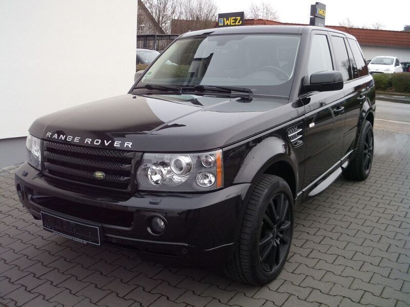 Schwarz Gebraucht 2009 Land Rover Range Rover Sport HSE SUV | 25.990 € - Bild 1/4