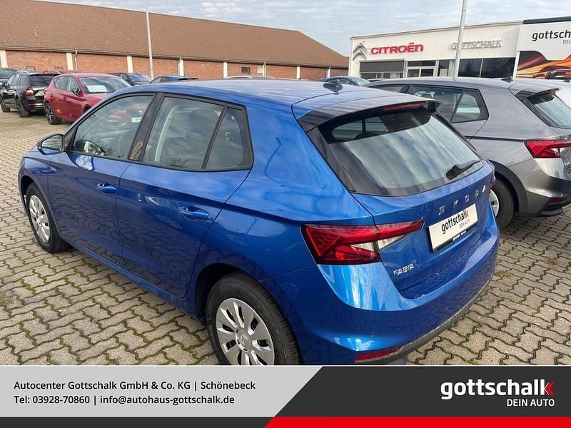 Neu Skoda Fabia Selection 116 PS (85 kW) 2025 Blau Limousine