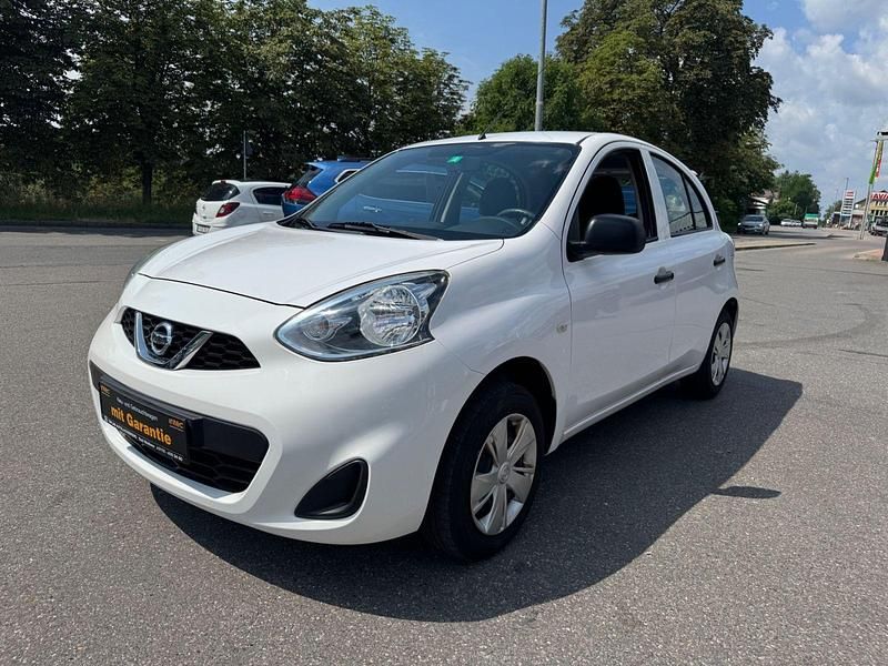 Weiß Gebraucht 2016 Nissan Micra Visia Kleinwagen | 4.975 € (Fairer Preis) - Bild 1/4