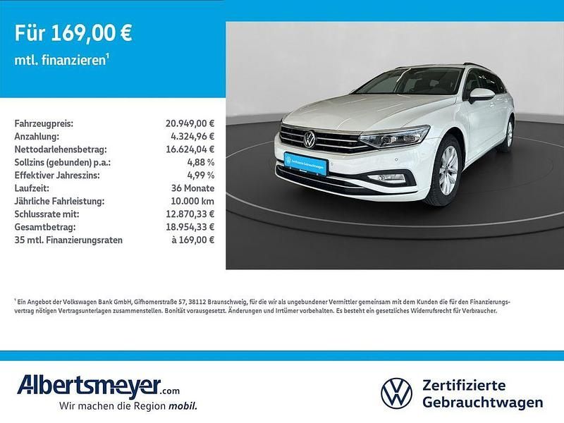 Weiß Gebraucht 2022 VW Passat Business Kombi | 20.949 € (Fairer Preis) - Bild 1/4