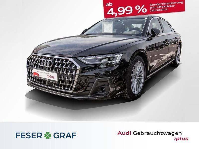 Brillantschwarz Gebraucht 2023 Audi A8 Ambiente Limousine | 65.990 € (Guter Preis) - Bild 1/4