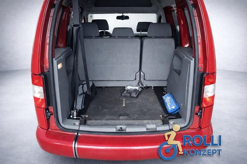 Gebraucht VW Caddy Team 102 PS (75 kW) 2010 Rot Van / Kleinbus
