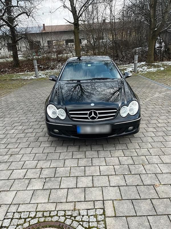 Schwarz Gebraucht 2007 Mercedes CLK200 Coupé | 3.100 € (Superpreis) - Bild 1/4