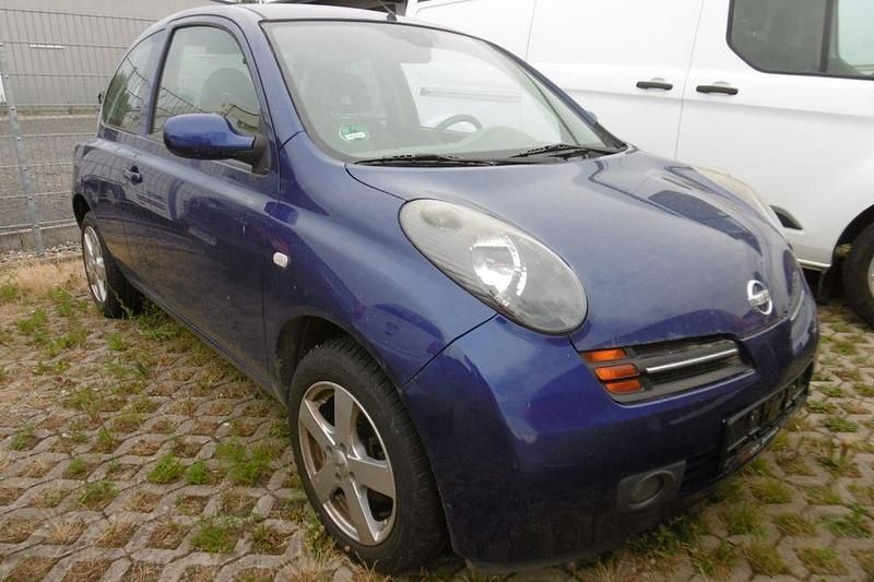 Blau Gebraucht 2003 Nissan Micra Acenta Kleinwagen | 950 € (Guter Preis) - Bild 1/4