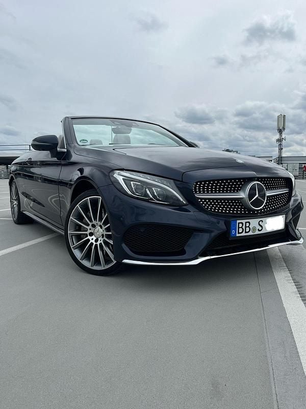 Blau Gebraucht 2017 Mercedes C400 Cabrio | 26.000 € (Superpreis) - Bild 1/4