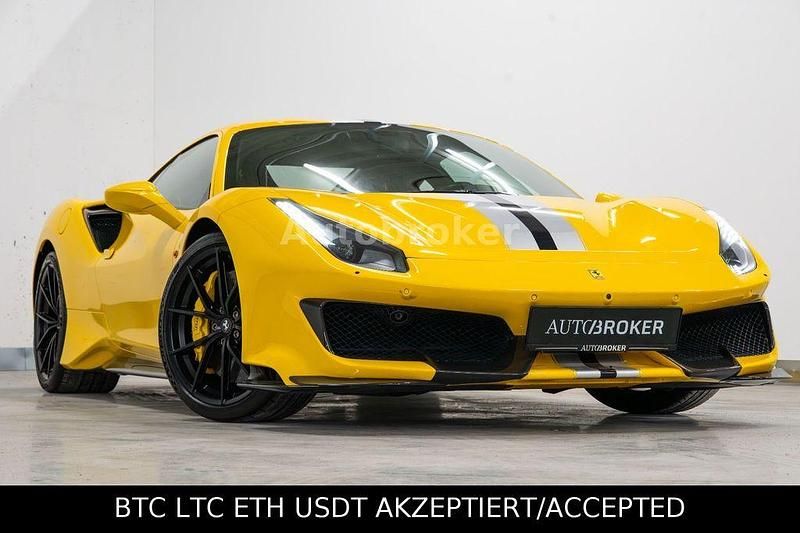 Second-hand Ferrari 488 721 CP (530 kW) 2018 Galben
