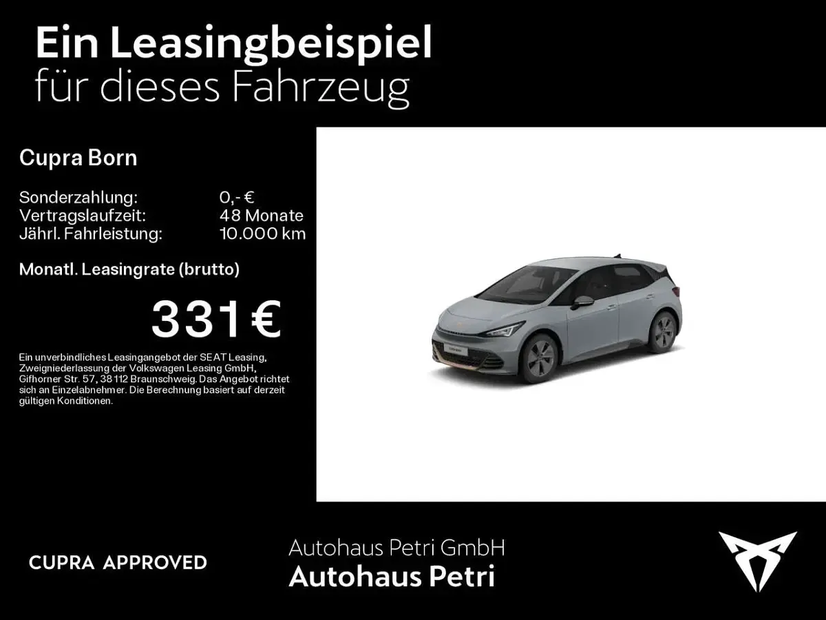 Gebraucht Cupra Born 150 kW (204 PS) 2024 Vaporgrau Kleinwagen