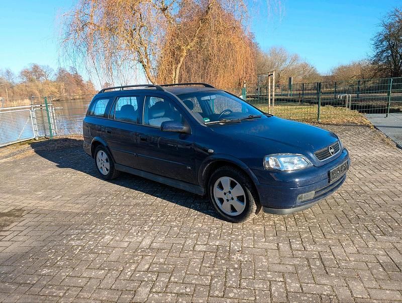 Gebraucht Opel Astra 80 PS (58 kW) 2003 Blau Kombi