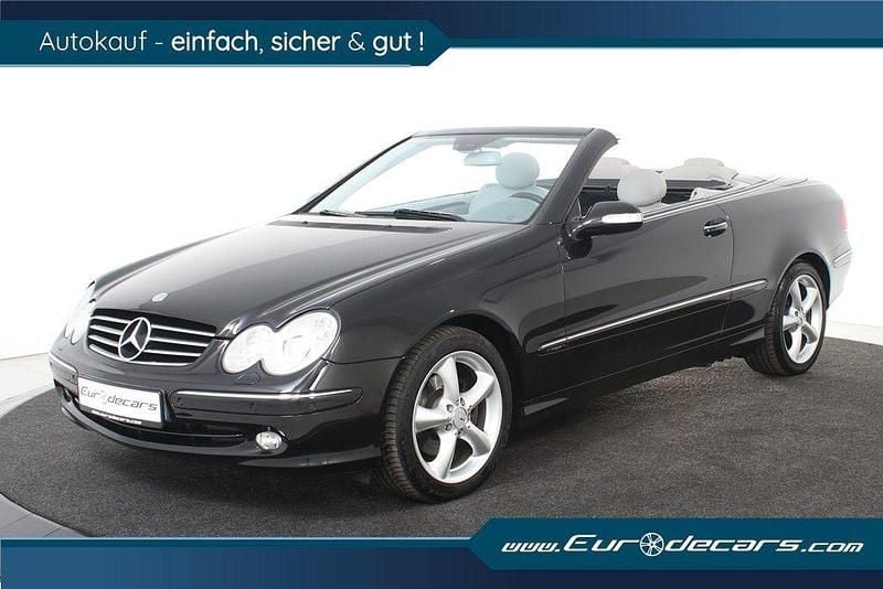 Schwarz Gebraucht 2005 Mercedes CLK320 Avantgarde Cabrio | 9.850 € (Superpreis) - Bild 1/4