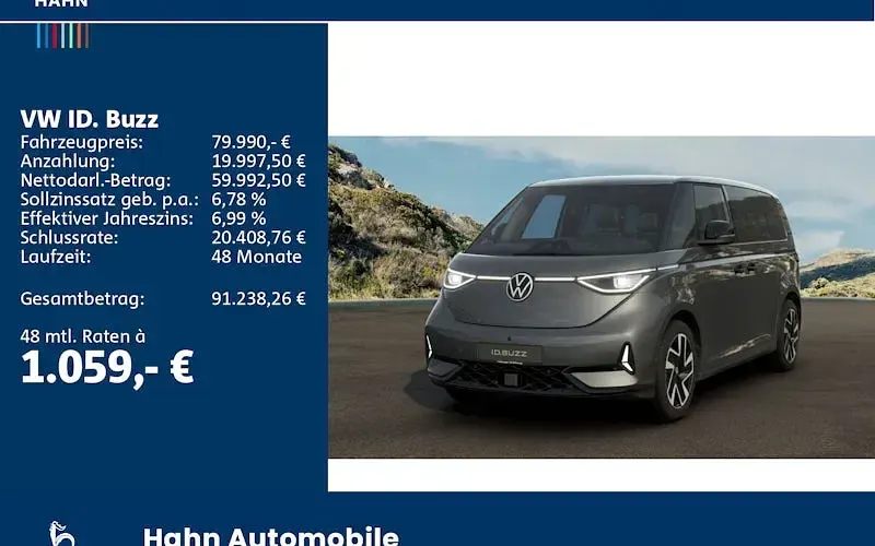 Neu VW ID. Buzz GTX 250 kW (340 PS) 2026 Grau Van / Kleinbus