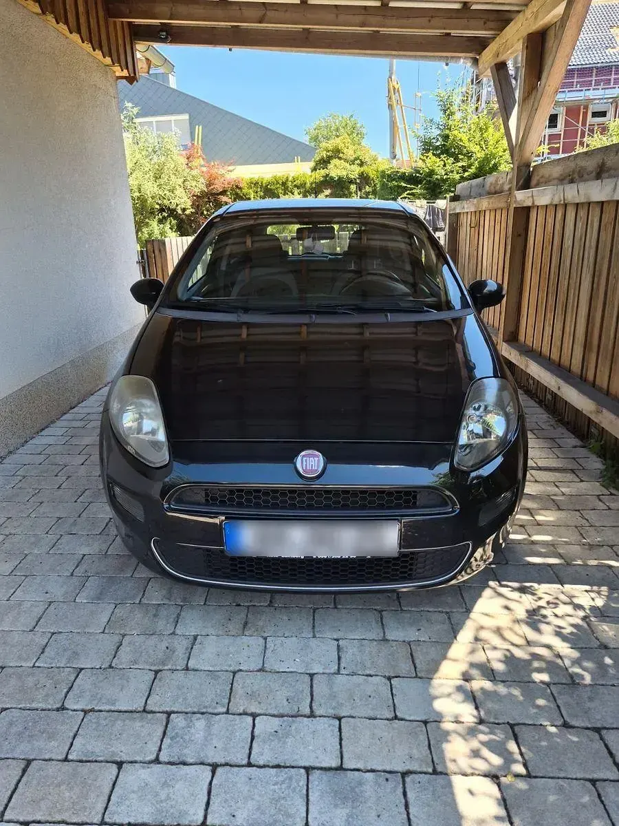 Gebraucht Fiat Punto Pop 69 PS (50 kW) 2012 Schwarz Kleinwagen