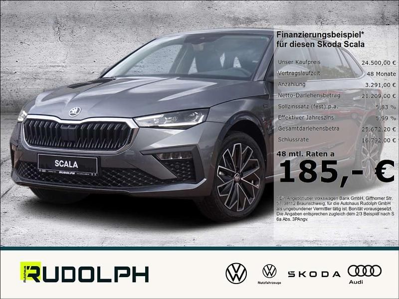 Graphite grau metallic Gebraucht 2025 Skoda Scala Drive Kleinwagen | 24.500 € (Etwas zu teuer) - Bild 1/4
