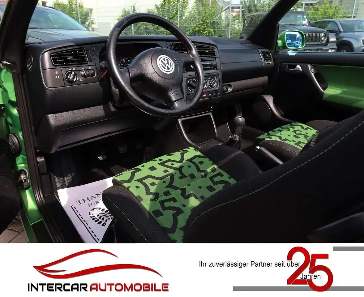 Gebraucht VW Golf Comfortline 75 PS (55 kW) 1999 Cosmicgruen metallic Cabrio