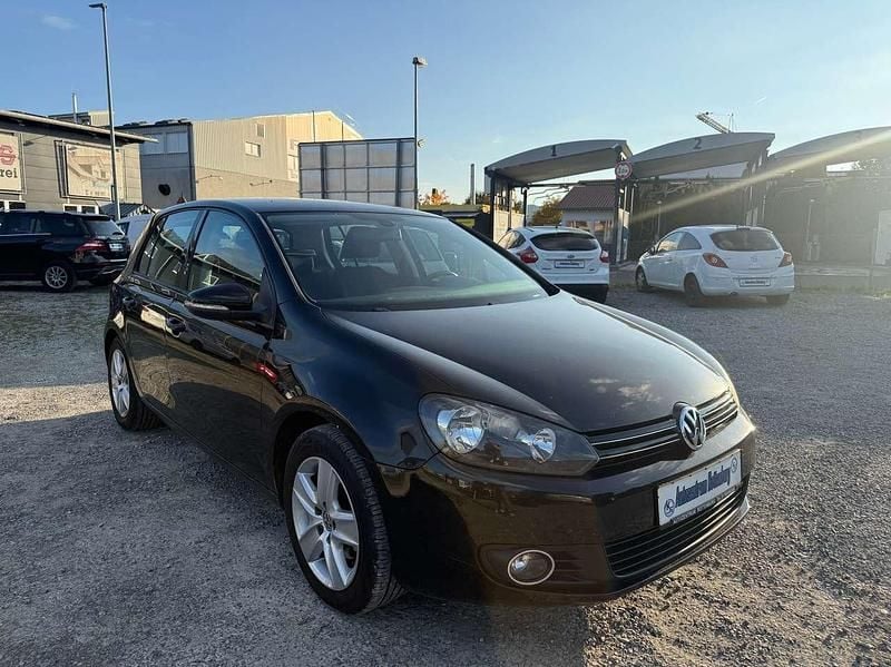 Schwarz Gebraucht 2009 VW Golf VI Comfortline Kleinwagen | 3.590 € (Guter Preis) - Bild 1/4