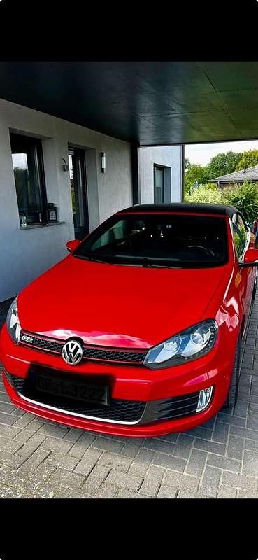 Rot Gebraucht 2015 VW Golf Cabriolet GTI Cabrio | 16.500 € (Guter Preis) - Bild 1/4