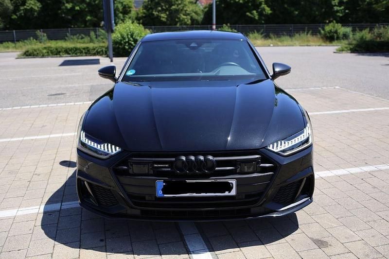 Schwarz Gebraucht 2022 Audi A7 Sportback S-Line Kleinwagen | 49.980 € (Teuer) - Bild 1/4
