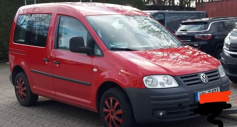 Gebraucht VW Caddy Life 80 PS (58 kW) 2009 Rot Van / Kleinbus