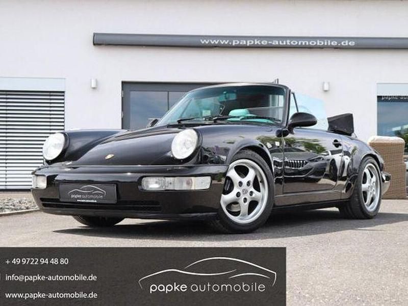 Schwarz Gebraucht 1993 Porsche 911 Carrera Cabrio | 84.895 € - Bild 1/4